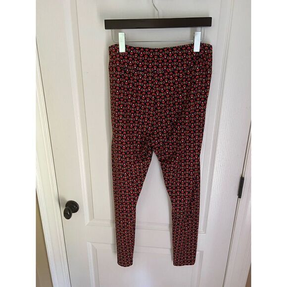 LuLaRoe one size Leggings multicolor - Picture 4 of 5